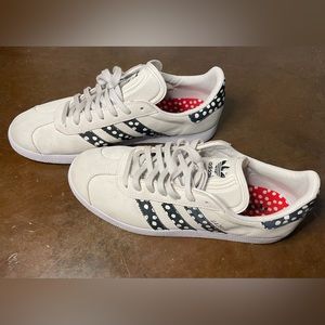 Adidas polka dot Gazelle shoes size women’s 8